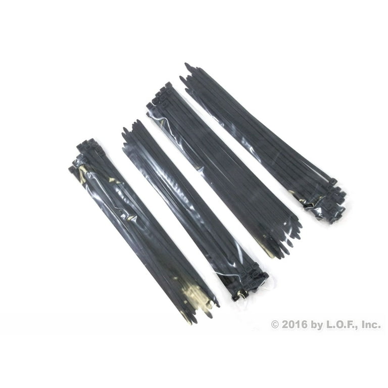 【即出荷】 Long Inches 14 100-Pack Heavy Tie Zip Cable Pound 120 Duty 果物