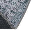 thumbnail image 7 of Unique Loom Yara Collection Area Rug - Nayer (7' 10" Round Teal Ivory/Gray), 7 of 7