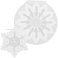 thumbnail image 1 of Shisuyan 2Pcs Christmas Silicone Mold Snowflake Mold Resin Snowflake Mold DIY Crafts Making Material, 1 of 9