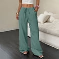 thumbnail image 4 of Pants for Women Casual Work Stretchy Slim Fit Trousers Office Slacks with Pockets, 4 of 6