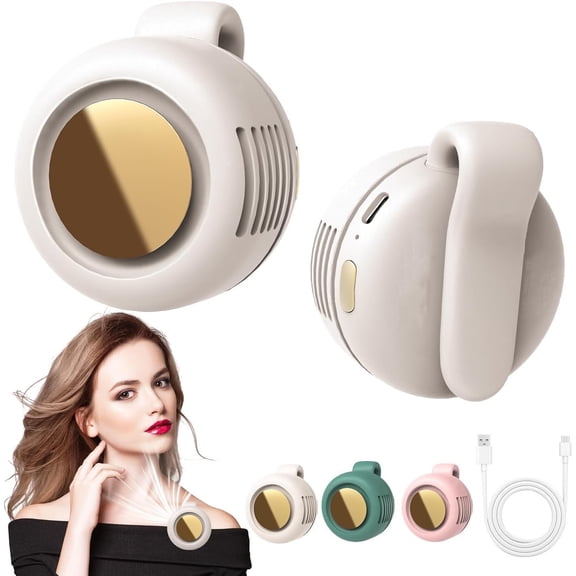 Portable Silent Mini Electric Fan, Clip on Fan for Shirt Portable Cooling Fan, Mini Personal Fan with Clip