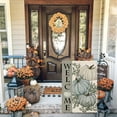 thumbnail image 2 of Fall Welcome Garden Flag Pumpkin 12×18 Inch Double Sided Vertical Rustic Farmhouse Yard Seasonal Holiday Outdoor Decor CF235-12, 2 of 6