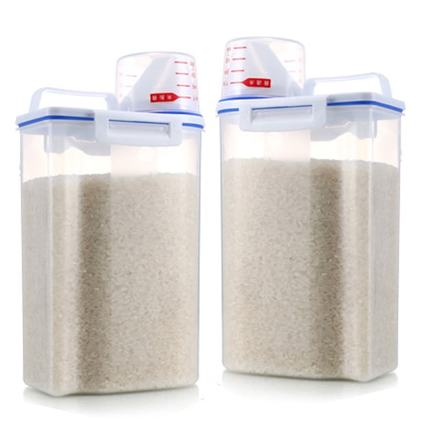 Récipient hermétique de stockage alimentaire 25 kg, boîte de cuisine verte pour riz, céréales, céréales et aliments pour animaux domestiques, distributeur de dosage sec, idéal pour la maison Récipient hermétique de stockage alimentaire 25 kg, boîte de cuisine verte pour riz, céréales, céréales et aliments pour animaux domestiques, distributeur de dosage sec, idéal pour la maison
