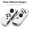 thumbnail image 3 of 3 pares (6 piezas)-OLED-blanco, juego de agarre para pulgar, CQC y FPS, tapa de joystick, tapa de palanca analógica para controlador Joy-Con de Nintendo Switch y Switch OLED Nintendo JM, 3 of 5