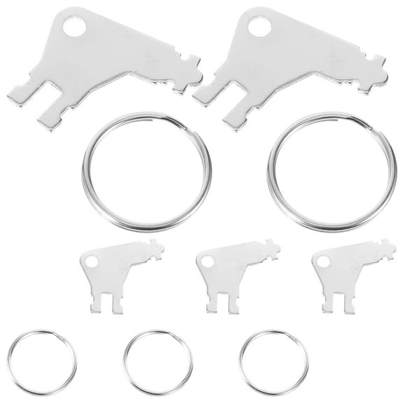 TEHAUX 5Pcs Metal Paper Towel Dispenser Keys for Public Restrooms and Homes Unlocking and Unjamming