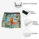 thumbnail image 3 of Balery Retro Seamless Flying Butterflies Calzoncillos bóxer para hombre, ropa interior de algodón suave y transpirable con cinturilla de nailon-Small, 3 of 5