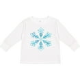 thumbnail image 3 of Inktastic Icy Blue Winter Snowflake Boys or Girls Long Sleeve Toddler T-Shirt, 3 of 5