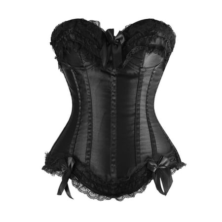 

SLIMBELLE Bustier Corset Top Burlesque Basque Moulin Red Fancy Dress Boned Shaper