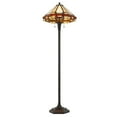 thumbnail image 4 of 60W X 2 Tiffany Table Lamp With Pull Chain Switch With Metal And Resin Lamp Body, 4 of 5