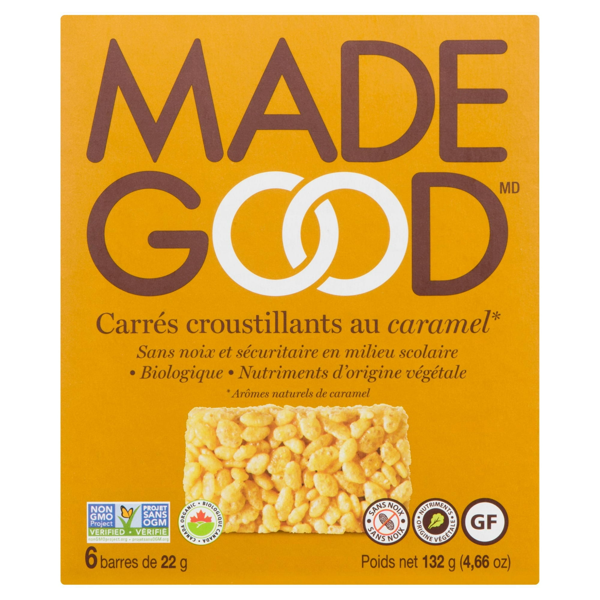 Made Good Caramel Crispy Squares