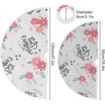 thumbnail image 4 of FMSHPON Mother's Day Love Xmas Christmas Tree Skirt Stand Mat for Holiday Party Decoration Indoor Outdoor 48 inches, 4 of 6