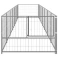thumbnail image 2 of vidaXL Dog Kennel Silver 7 m² Steel, 2 of 4