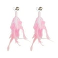thumbnail image 1 of Repuestos de varita de plumas Unique Bargains de 2 piezas para interacción con mascotas, accesorios de recarga de varita para gatos de interior y exterior color rosa claro, 1 of 7