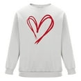 thumbnail image 6 of PNTUTB Fashion Men's Valentine's Day Print Loose Casual Crew Neck Hoodless Pullover Long Sleeves Sweatshirts, 6 of 6