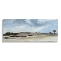 Stupell Industries Desert Landscape Painting Landscape Painting Gallery Wrapped Canvas Art Print Wall Art, 48 x 20