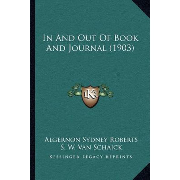 In and Out of Book and Journal (1903) Paperback