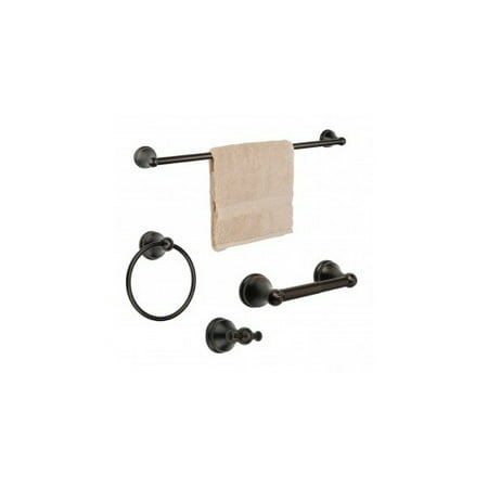 Dynasty Hardware Brentwood 4 Piece Bathroom Hardware Set