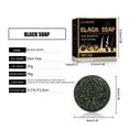 Beessbest 2Pc Black Soap for Gray Hair, Gray Coverage Black Soap, Gray
