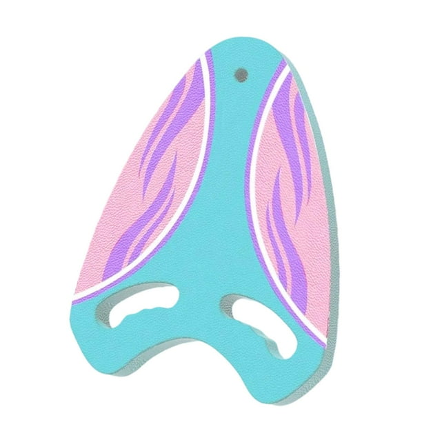 Tabla de natación ligera y portátil para playa, tabla flotante para r en piscina Azul Rosa