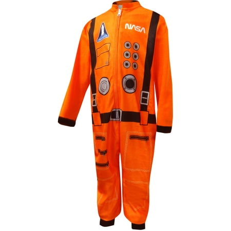 BioWorld Merchandising Boys' NASA Space Suit Astronaut Sleeper Onesie Costume Pajamas