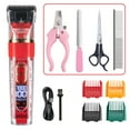 thumbnail image 1 of Professional Dog Clipper Dog Hair Clippers Grooming for Pet Cat Dog Rabbit Rechargeable Haircut Trimmer Shaver Kit Low Noice ,Premium High Carbon Steel Blade, 1 of 7