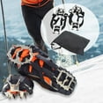 thumbnail image 6 of GARENDE 18 Spikes Crampons for Shoes Ice Traction Cleats for Hiking Climbing Jogging Black L, 6 of 9
