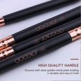 thumbnail image 5 of Pinceles de maquillaje de doble cara, Docolor - Juego de 6 pinceles de doble punta para sombras de ojos, juego profesional de pinceles para maquillaje de ojos, base, sombra de ojos, difuminado, cejas, 5 of 5