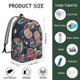 thumbnail image 5 of Chic and Functional Boho Paisley Backpack for College, Durable School Bookbag with Laptop Sleeve, Roomy Daypack for Students, Perfect Gift Idea for Women and Teens, 5 of 5