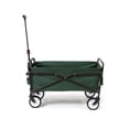 thumbnail image 4 of Seina Heavy Duty Compact 150 Pound Capacity Outdoor Utility Cart, Green (3 Pack), 4 of 8