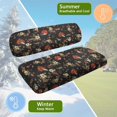 thumbnail image 5 of Binienty Ladybug Print Golf Cart Towel Seat Covers 2 Passenger Universal Golf Cart Seat Cover Blanket, Comfortable Bench Protector Elastic Fabric, Easy to Install & Clean, 5 of 8