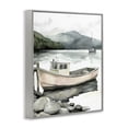 thumbnail image 2 of Stupell Industries Rustic Lodge Coastal Calm Docked Boat Gray Framed Giclee Art, 11 x 14, by Riley B, 2 of 8