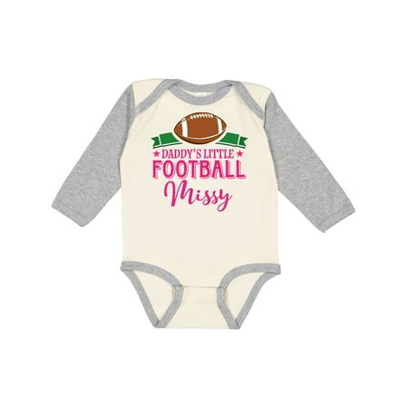 

Inktastic Football Girls Sports Gift Gift Baby Girl Long Sleeve Bodysuit