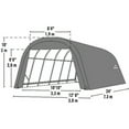 thumbnail image 2 of ShelterLogic Round Style 13' x 24' x 10' Gray Carport, 2 of 3