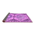 thumbnail image 2 of Ahgly Company Indoor Rectangle Abstract Purple Modern Area Rugs, 2' x 5', 2 of 4