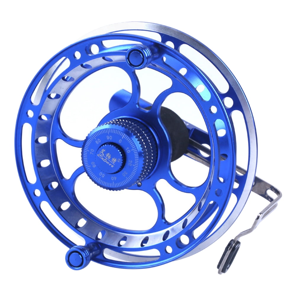 Right-Handed Ice Fishing Reel - Lightweight Aluminum Alloy, 2.1in Diameter, Ceramic Line Guide