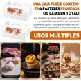 thumbnail image 2 of cajas para cupcakes, soportes para Cupcakes, cajas con ventana con inserciones de ventana y asa, cajitas para dulces, cajas de carton regalo, 2 of 4