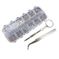 thumbnail image 2 of Wswqop Choose from 2 options Glasses Repair Kit Megaji Glasses Repair Parts Accessories With Tools, 2 of 8