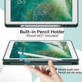 thumbnail image 2 of JETech Case for iPad Pro 12.9 Inch (2015/2017 Model, 1st/2nd Generation) with Pencil Holder, Slim Tablet Cover with Soft TPU Back, Auto Wake/Sleep (Misty Blue), 2 of 8