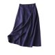 thumbnail image 1 of Vestido informal de línea A para mujer - Algodón y lino, cintura elástica, largo medio - M-XXL, 1 of 6