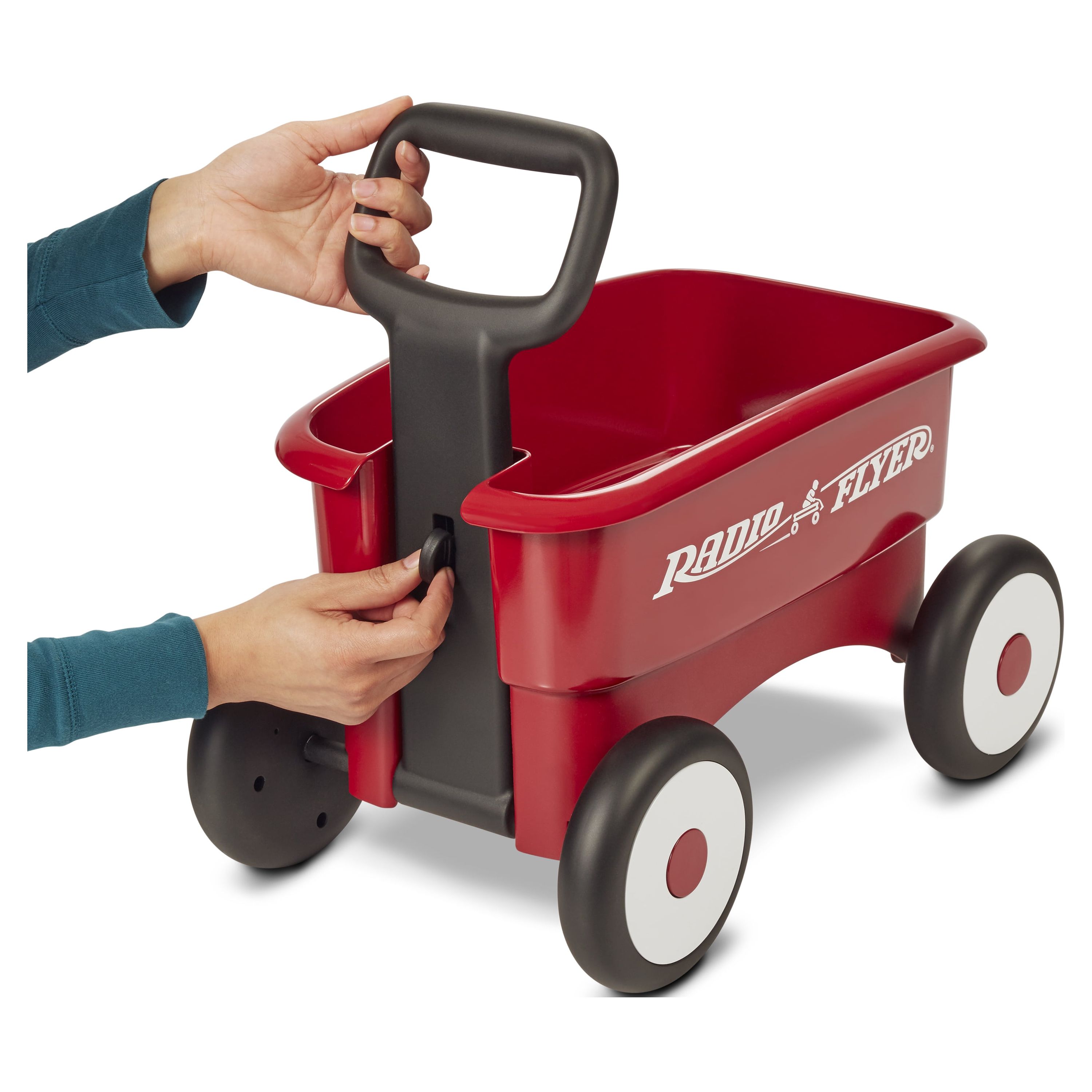 Radio Flyer, My 1st 2-in-1 Play Wagon Push Walker, Red - image 4 of 9