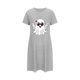 thumbnail image 5 of Camisón corto de talla grande para mujer, camisón de manga corta con estampado de pecho a la moda, camisón para mujer, 5 of 5