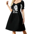 thumbnail image 2 of Vestido de manga corta para cantautores, vestidos de playa, vestidos casuales., 2 of 7