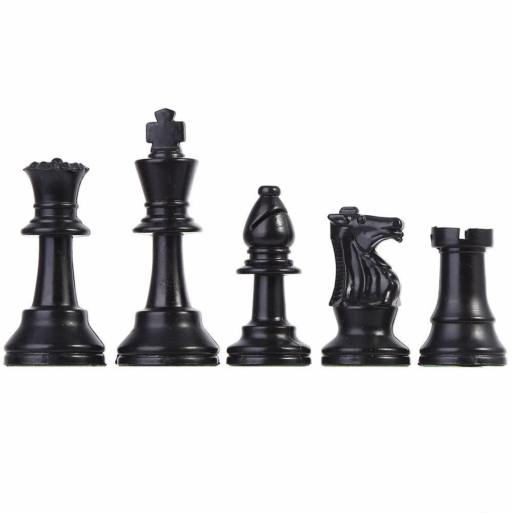 Wooden Chess Pieces Chessman Full Set Large Tournament Adult Child Game 32PCS 