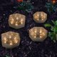 thumbnail image 3 of Paquete de 3 luces de cubo de hielo al aire libre solar, decoración de jardín al aire libre, para patio porche paisaje césped, 3 of 5