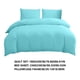 thumbnail image 3 of Juego de sábanas y funda nórdica de 1,8 m, cuatro piezas, color liso, lavado, para cama de 180 a 220 cm., 3 of 5