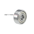 thumbnail image 3 of Deep Groove Ball Bearings Z2 Double Shielded Chrome Steel Roller, 1/4"x3/4"x9/32", 3 of 4