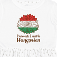thumbnail image 4 of Inktastic I'm So Cute, I Must Be Hungarian Hungary Sunflower Girls Toddler Dress, 4 of 5