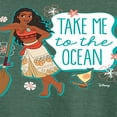 thumbnail image 3 of Disney Moana - Take Me To The Ocean - Women's Lightweight French Terry Long Sleeve Shirt, 3 of 5