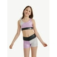 thumbnail image 4 of Justice Stretch Strappy Back Sports Bra for Girls, Sizes XS-XL, 4 of 6