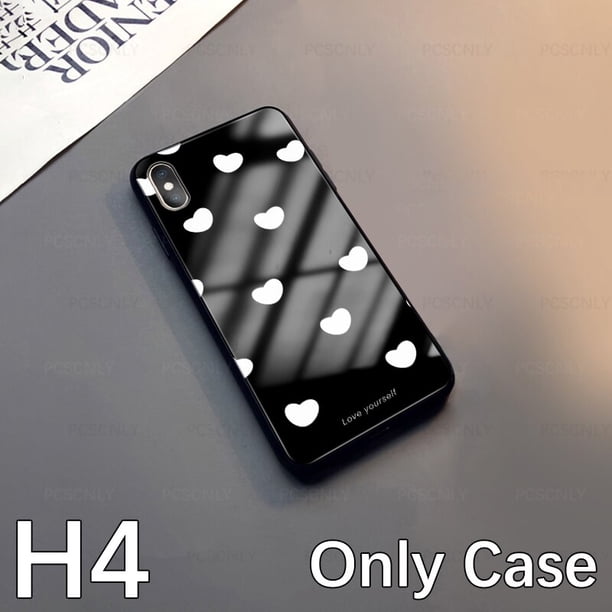 Funda de cristal para Samsung Galaxy A14, M14, A24, A34, A54, 5G, carcasa dura de teléfono con corazón de amor qiuyongming unisex